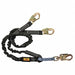 Shock-Absorbing Lanyard Black