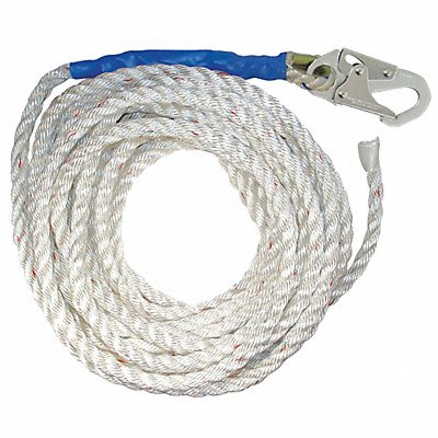 Vertical Rope Lifeline Single Snap Hook