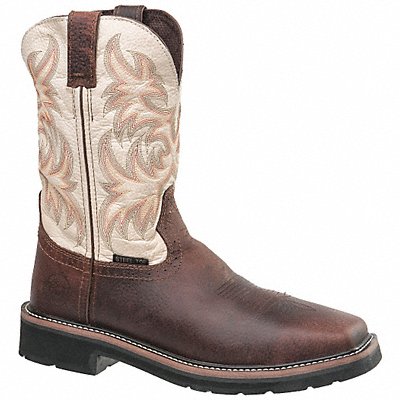 Western Boot D 10 1/2 Brown PR