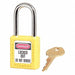 D1944 Lockout Padlock KA Yellow 1-3/4 H