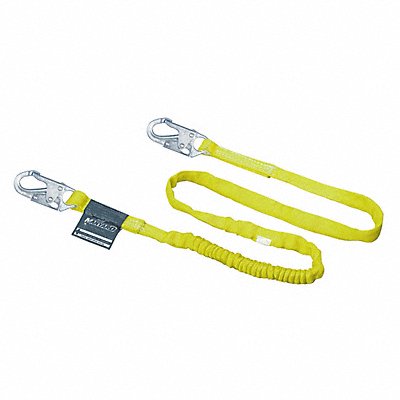 Shock-Absorbing Lanyard Yellow