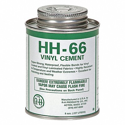 Vinyl Cement Clear 3-1/4 H x 2-7/8 W