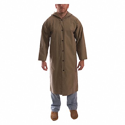 Flame Resistant Rain Coat Tan 4XL