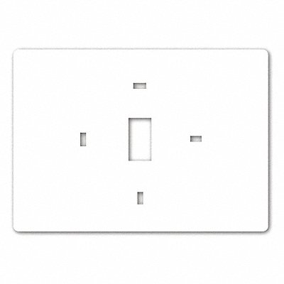 Cover Plate White 5 1/2x7 1/2in