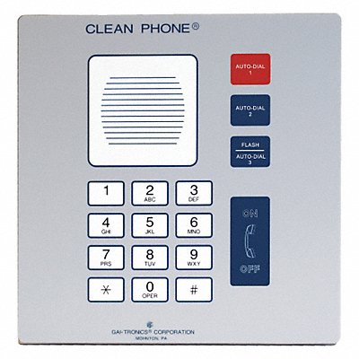 Cleanroom Telephone Cordless Single Line