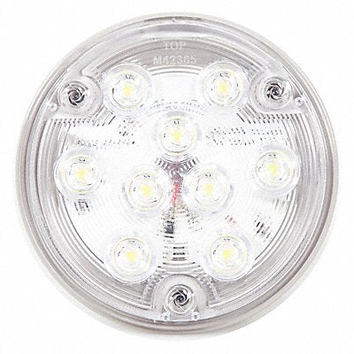 Back Up Lamp Round White 4-5/16 dia.