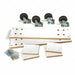 Caster Kit LdCap 250lb 2-Way Mrchndsr