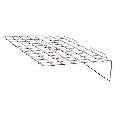 Slatwall Merch Shlf Steel LdCap 10lb PK6