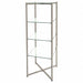 Glass Fldng Tower Steel/Glass 18 L 18 W