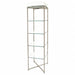 Glass Fldng Tower Steel/Glass 18 L 18 W