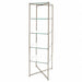 Glass Fldng Tower Steel/Glass 18 L 18 W