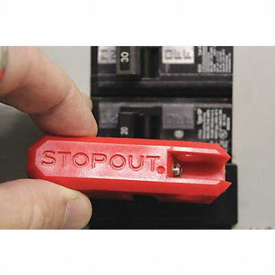 Circuit Breaker Lockout Red 3 W