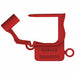 Padlock Seals Red Plastic PK50