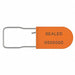 Padlock Seals Orange Plastic PK50