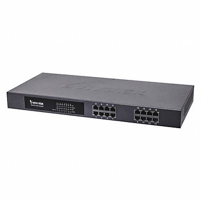 PoE Switch 16 Inputs 250W 17-21/64 in L