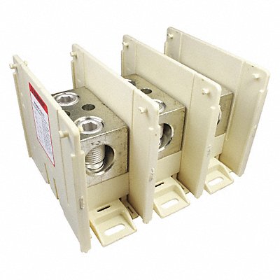 Power Distr Block Al/Cu 600V AC/DC