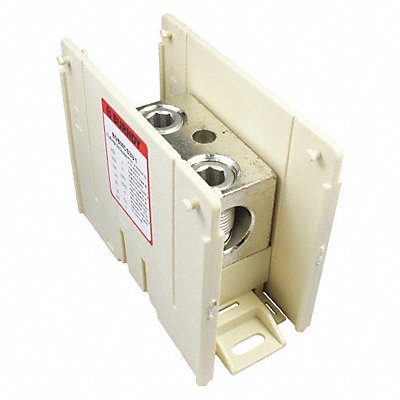 Power Distr Block Al/Cu 600V AC/DC