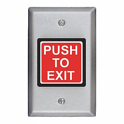 Push to Exit Button 2-7/8 in W