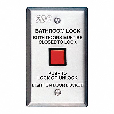 Bathroom Lock 2-7/8 in W