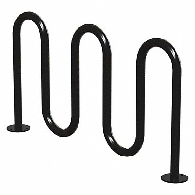 Bike Rack Blk (7) Bikes 36 in H 3 in W