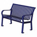 Outdoor Bench 48 in L 27-1/2 in W Blue