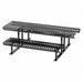 Picnic Table Black 94 in D 77-1/2 in W