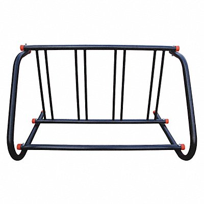 Bike Rack Black 49-5/8 in L 4-Bike