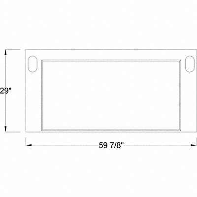 Work Surface Epoxy 1-1/4 H 29 L 60 W