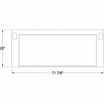 Work Surface Epoxy 1-1/4 H 29 L 72 W