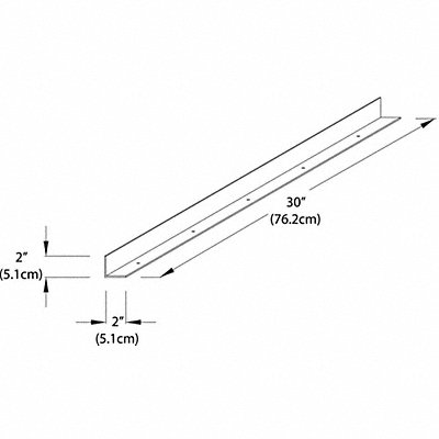 Retaining Lip Steel 30 W 2 D