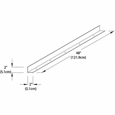 Retaining Lip Steel 48 W 2 D