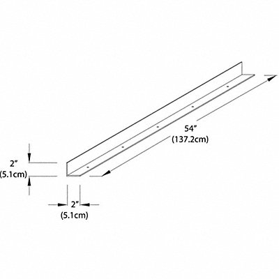 Retaining Lip Steel 54 W 2 D