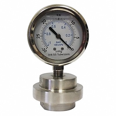 Vacuum Gauge 1/2 in FNPT