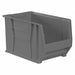 F9074 Super Size Bin Gray Plastic 12 in