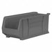 D5557 Super Size Bin Gray Plastic 10 in