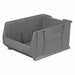 D5559 Super Size Bin Gray Plastic 12 in