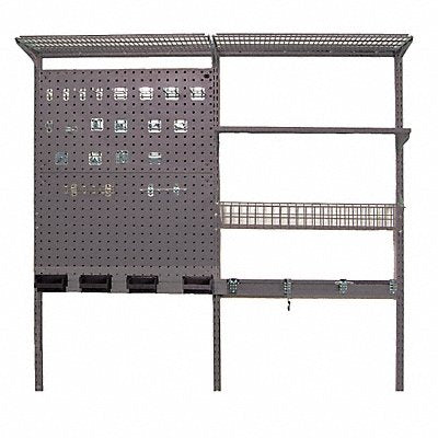 Wire Wall Shelf System 48 inx14 inx24 in