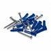 Mounting Hardware Plastic SS Blue PK24