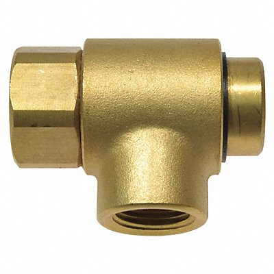 Swivel 90 Deg Steel 3/8 in FNPT Inlet