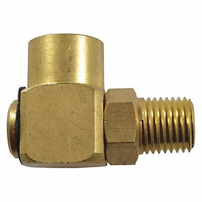 Swivel 90 Deg Steel 1/4 in FNPT Inlet