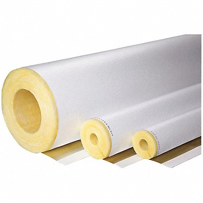 Pipe Insulation Wall Th 2 in For 1 in