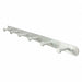 Coat Rack Silver 2-3/4 in D 36 in W