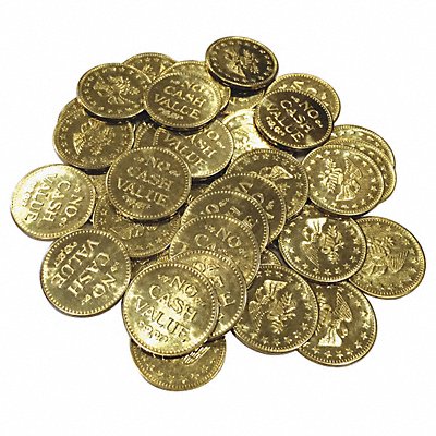 Tokens 8 lb Brass