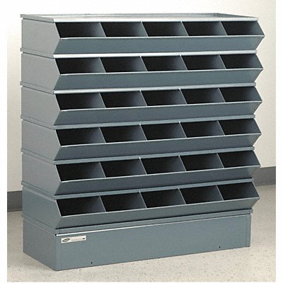 J4600 Sectional Bin Unit 30 Gray 39 in H