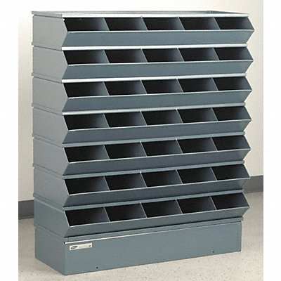 J4601 Sectional Bin Unit 35 Gray 44-1/2 in H