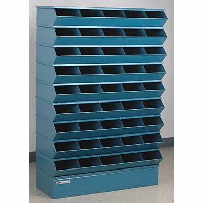 J4603 Sectional Bin Unit 45 Blue 55-1/2 in H