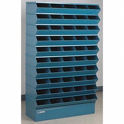 J4605 Sectional Bin Unit 50 Blue 61 in H