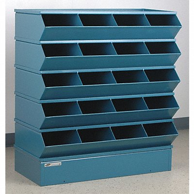 J4606 Sectional Bin Unit 20 Blue 40-5/8 in H