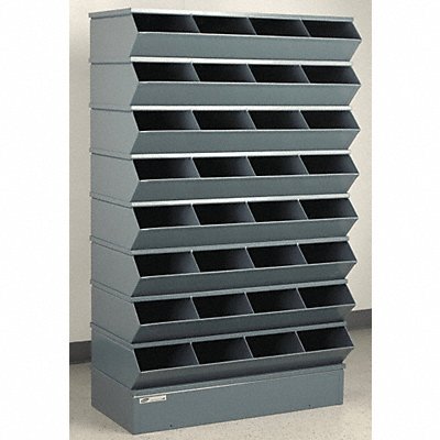 J4609 Sectional Bin Unit 32 Gray 61-1/4 in H