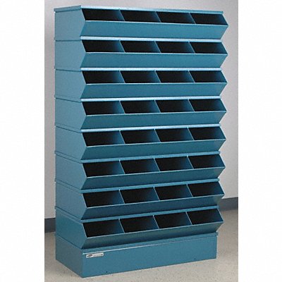 J4609 Sectional Bin Unit 32 Blue 61-1/4 in H